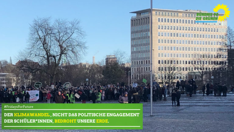 Grüne unterstützen #FridaysForFuture