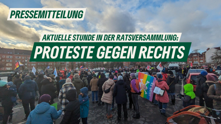 Pressemittelung zur Aktuelle Stunde in der Ratsversammlung: Proteste gegen Rechts