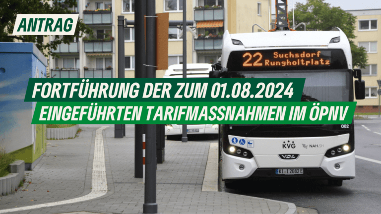 Antrag: Fortführung der zum 01.08.2021 eingeführten Tarifmaßnahmen im ÖPNV