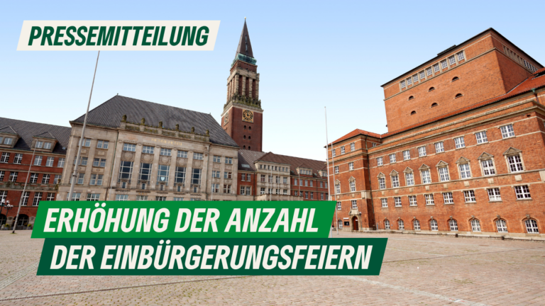 Pressemitteilung: Erhöhung der Anzahl der Einbürgerungsfeiern