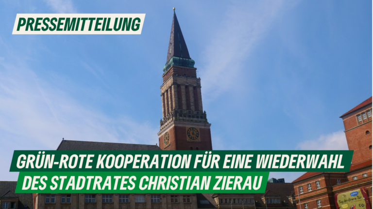 Presse: Grün-rote Kooperation für eine Wiederwahl des Stadtrates Christian Zierau