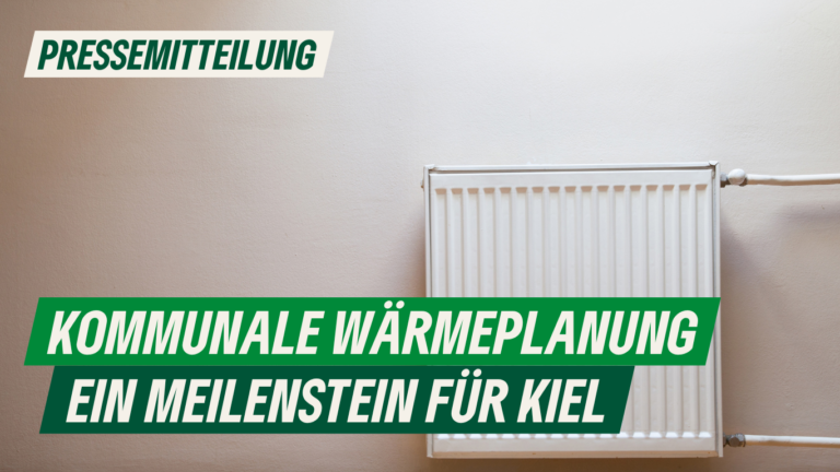 Presse: Kommunale Wärmeplanung – Ein Meilenstein für Kiel