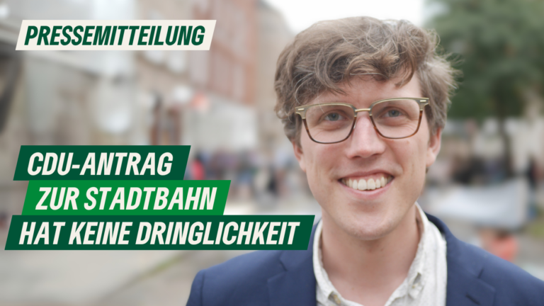 Presse: CDU-Antrag zur Stadtbahn hat keine Dringlichkeit