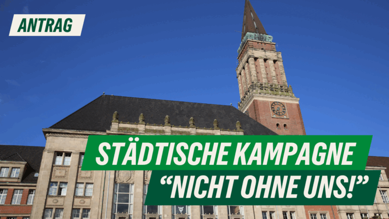 Antrag: Städtische Kampagne „Nicht ohne uns“