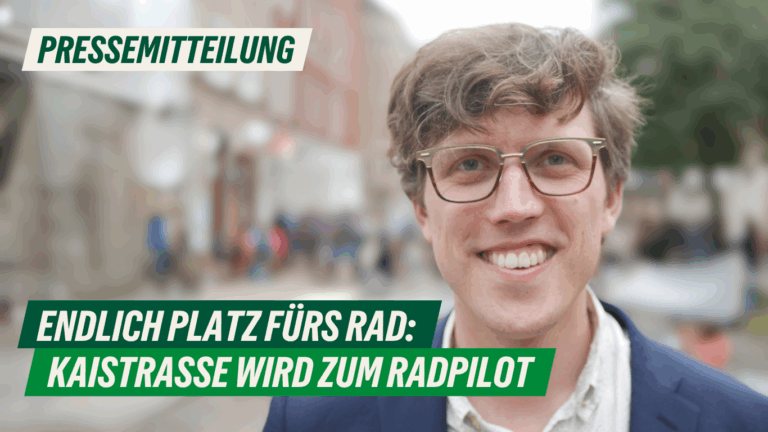 Presse: Endlich Platz fürs Rad – Kaistraße wird zum Radpilot