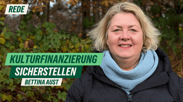 Rede zum Antrag „Kulturfinanzierung sicherstellen“ von Bettina Aust