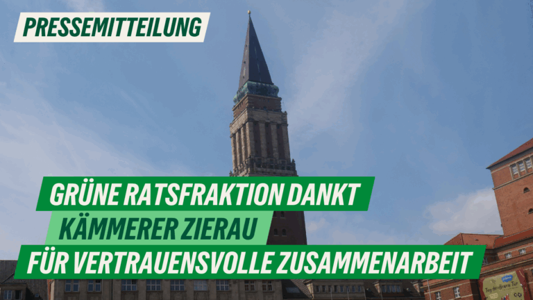 Presse: Grüne Ratsfraktion dankt Kämmerer Zierau für vertrauensvolle Zusammenarbeit