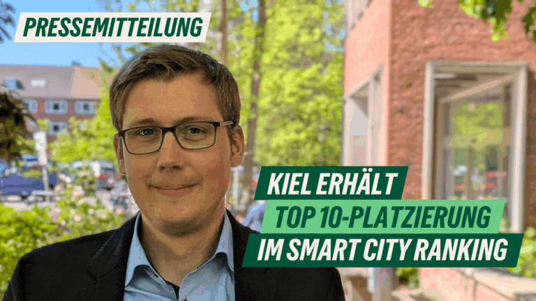 Presse: Kiel erhält Top 10-Platzierung im Smart City Ranking 