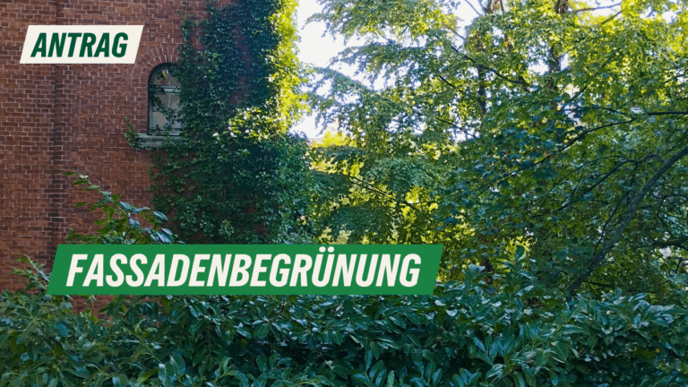 Antrag: Fassadenbegrünung