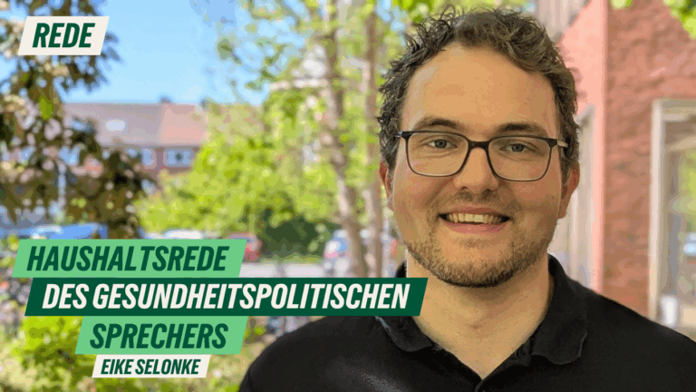 Haushaltsrede des gesundheitspolitischen Sprechers Eike Christian Selonke