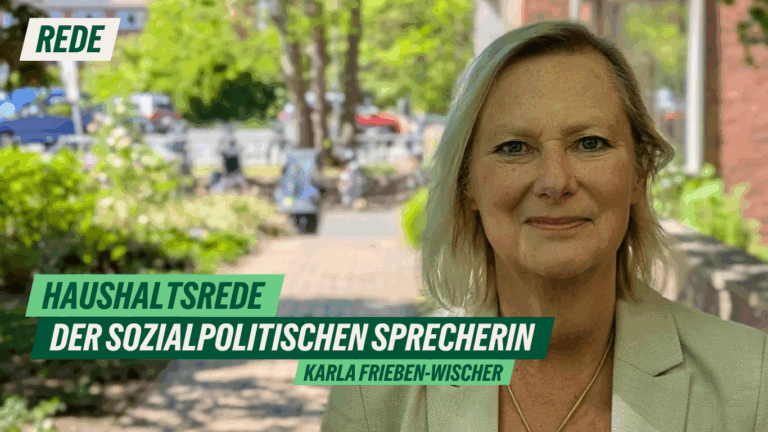Haushaltsrede der sozialpolitischen Sprecherin Karla Frieben-Wischer
