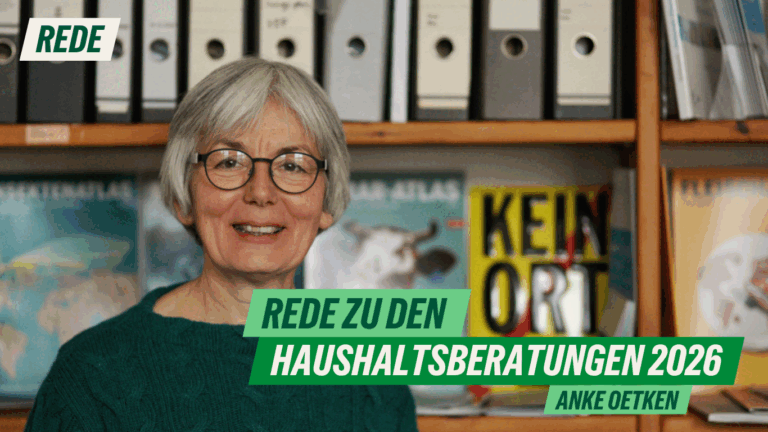 Rede zu den Haushaltsberatungen 2026 von Anke Oetken