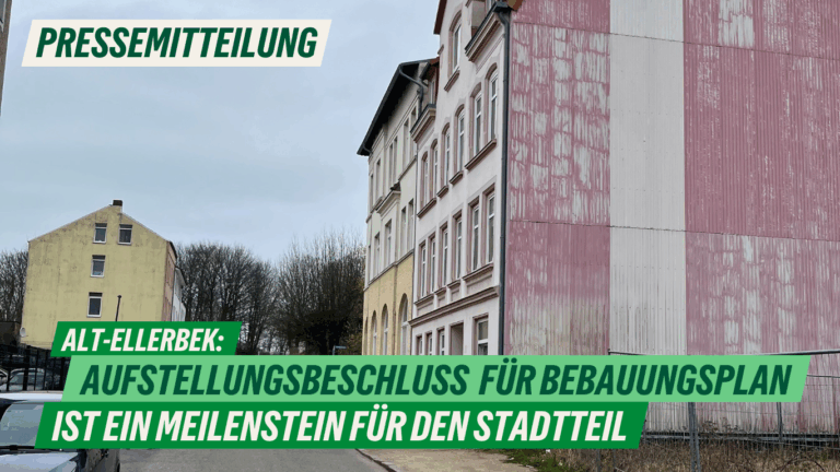 Presse: Alt-Ellerbek: Aufstellungsbeschluss für Bebauungsplan ist ein Meilenstein für den Stadtteil