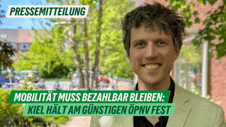 Presse: Mobilität muss bezahlbar bleiben: Kiel hält am günstigen ÖPNV fest