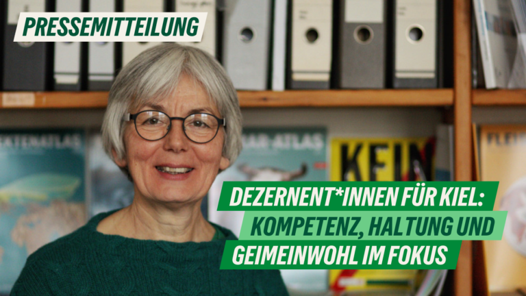 Presse: Dezernet*innen für Kiel: Kompetenz, Haltung und Gemeinwohl im Fokus