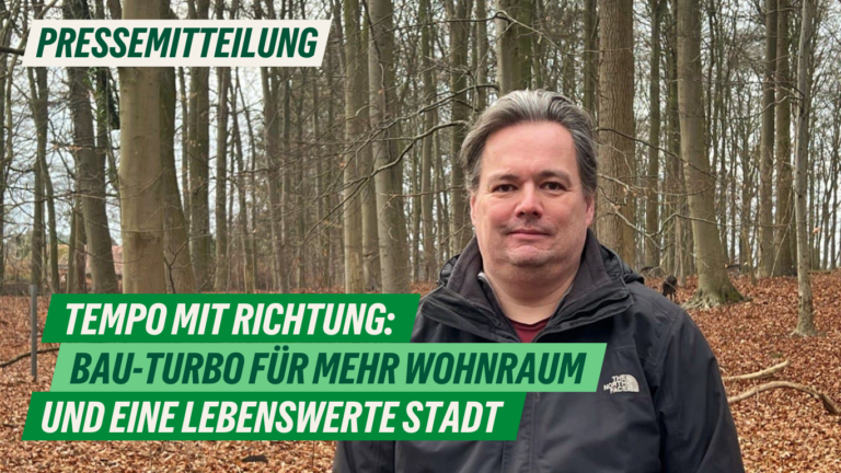Presse: Tempo mit Richtung: Bau-Turbo für mehr Wohnraum und eine lebenswerte Stadt