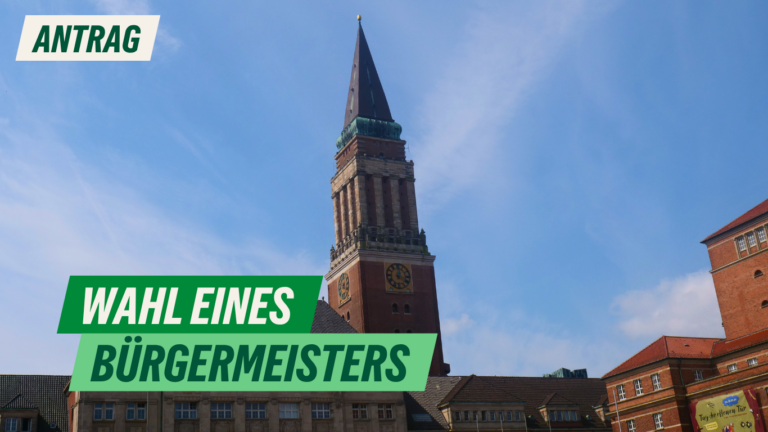 Antrag: Wahl eines Bürgermeisters
