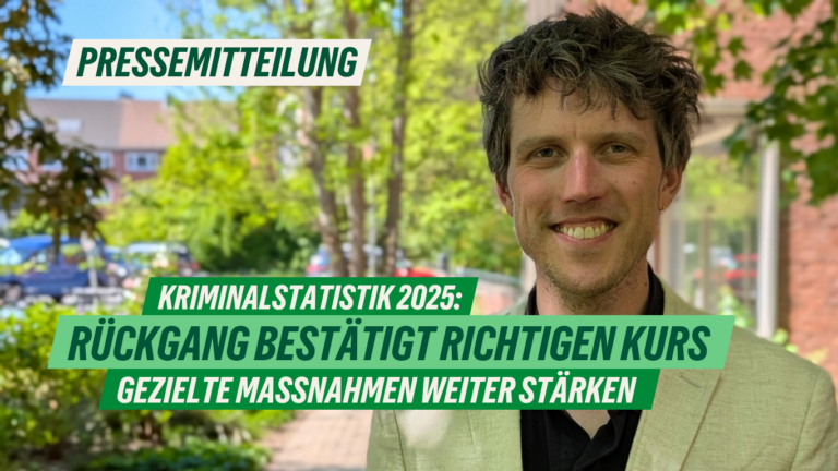 Presse: Kriminalstatistik Kiel 2025: Rückgang bestätigt richtigen Kurs – gezielte Maßnahmen weiter stärken