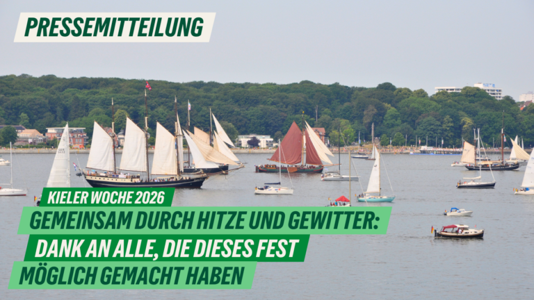 Presse: Kieler Woche 2026: Gemeinsam durch Hitze und Gewitter – Dank an alle, die dieses Fest möglich gemacht haben