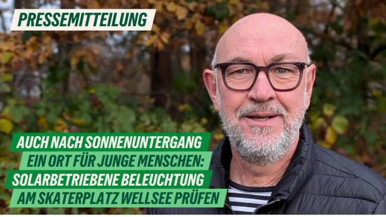 Presse: Auch nach Sonnenuntergang ein Ort für junge Menschen: Solarbetriebene Beleuchtung am Skaterplatz Wellsee prüfen