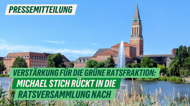 Presse: Verstärkung für die Grüne Ratsfraktion: Michael Stich rückt in die Ratsversammlung nach