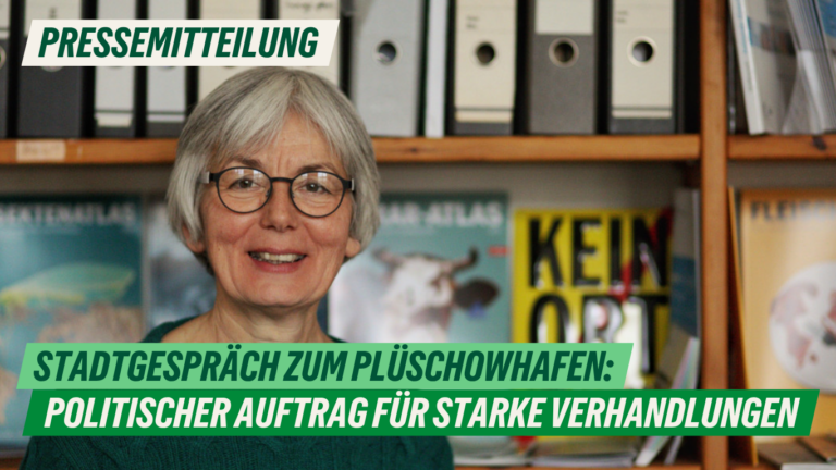 Presse: Stadtgespräch zum Plüschowhafen: Politischer Auftrag für starke Verhandlungen 