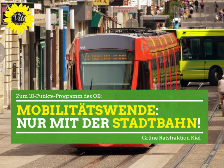Stadtbahn und attraktive Tickets gehören in die Mobilitätsstrategie