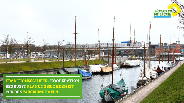 Kooperation begrüßt Planungssicherheit für den Museumshafen Kiel e.V.