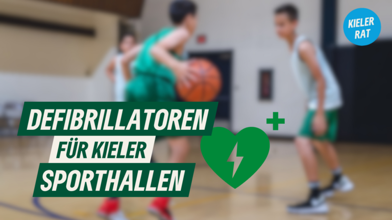 Pressemitteilung: Erste Hilfe in Kieler Sporthallen: Grün-rote Koalition für die Installation von Defibrillatoren 