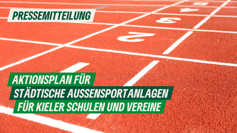 Pressemitteilung: Aktionsplan für städtische Außensportanlagen für Kieler Schulen und Vereine