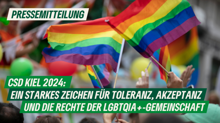Pressemitteilung: CSD Kiel 2024: Ein starkes Zeichen für Toleranz, Akzeptanz und die Rechte der LGBTQIA+-Gemeinschaft
